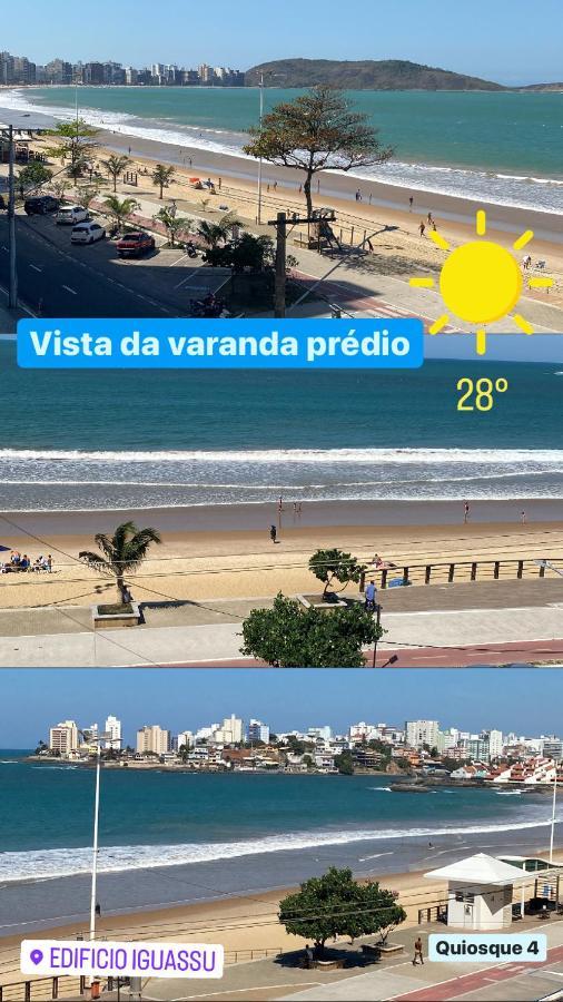 Suite Mar 210 - Economica E Compacta - Praia Do Morro - Predio Frente Mar Com Elevador, Atravessou A Avenida, Ja Esta Na Praia - Garagem - Internet Guarapari Zewnętrze zdjęcie