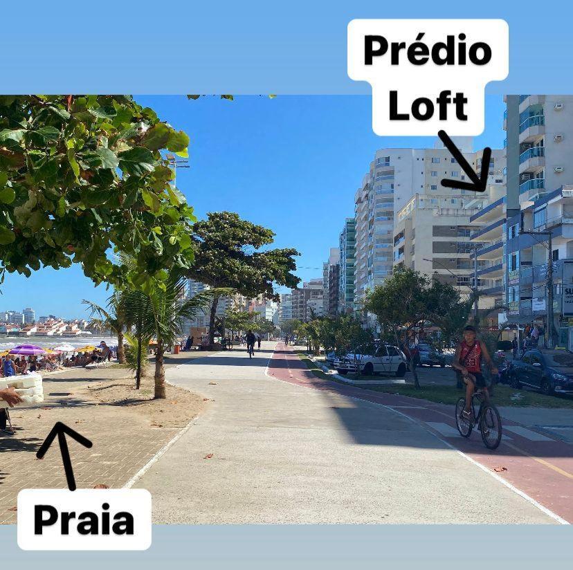 Suite Mar 210 - Economica E Compacta - Praia Do Morro - Predio Frente Mar Com Elevador, Atravessou A Avenida, Ja Esta Na Praia - Garagem - Internet Guarapari Zewnętrze zdjęcie