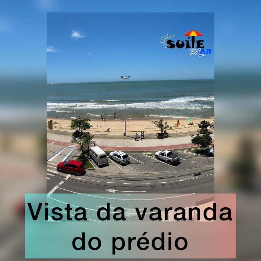 Suite Mar 210 - Economica E Compacta - Praia Do Morro - Predio Frente Mar Com Elevador, Atravessou A Avenida, Ja Esta Na Praia - Garagem - Internet Guarapari Zewnętrze zdjęcie