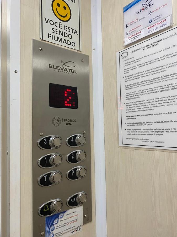 Suite Mar 210 - Economica E Compacta - Praia Do Morro - Predio Frente Mar Com Elevador, Atravessou A Avenida, Ja Esta Na Praia - Garagem - Internet Guarapari Zewnętrze zdjęcie