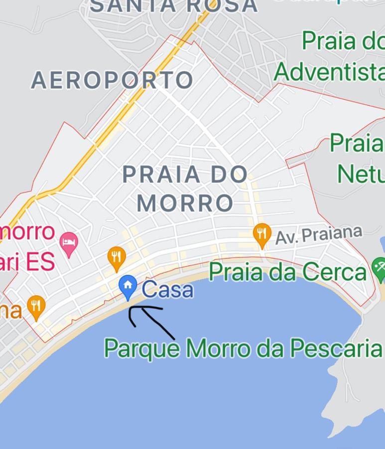 Suite Mar 210 - Economica E Compacta - Praia Do Morro - Predio Frente Mar Com Elevador, Atravessou A Avenida, Ja Esta Na Praia - Garagem - Internet Guarapari Zewnętrze zdjęcie