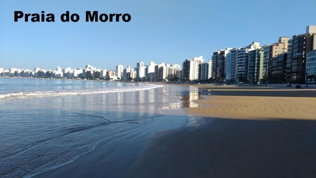 Suite Mar 210 - Economica E Compacta - Praia Do Morro - Predio Frente Mar Com Elevador, Atravessou A Avenida, Ja Esta Na Praia - Garagem - Internet Guarapari Zewnętrze zdjęcie