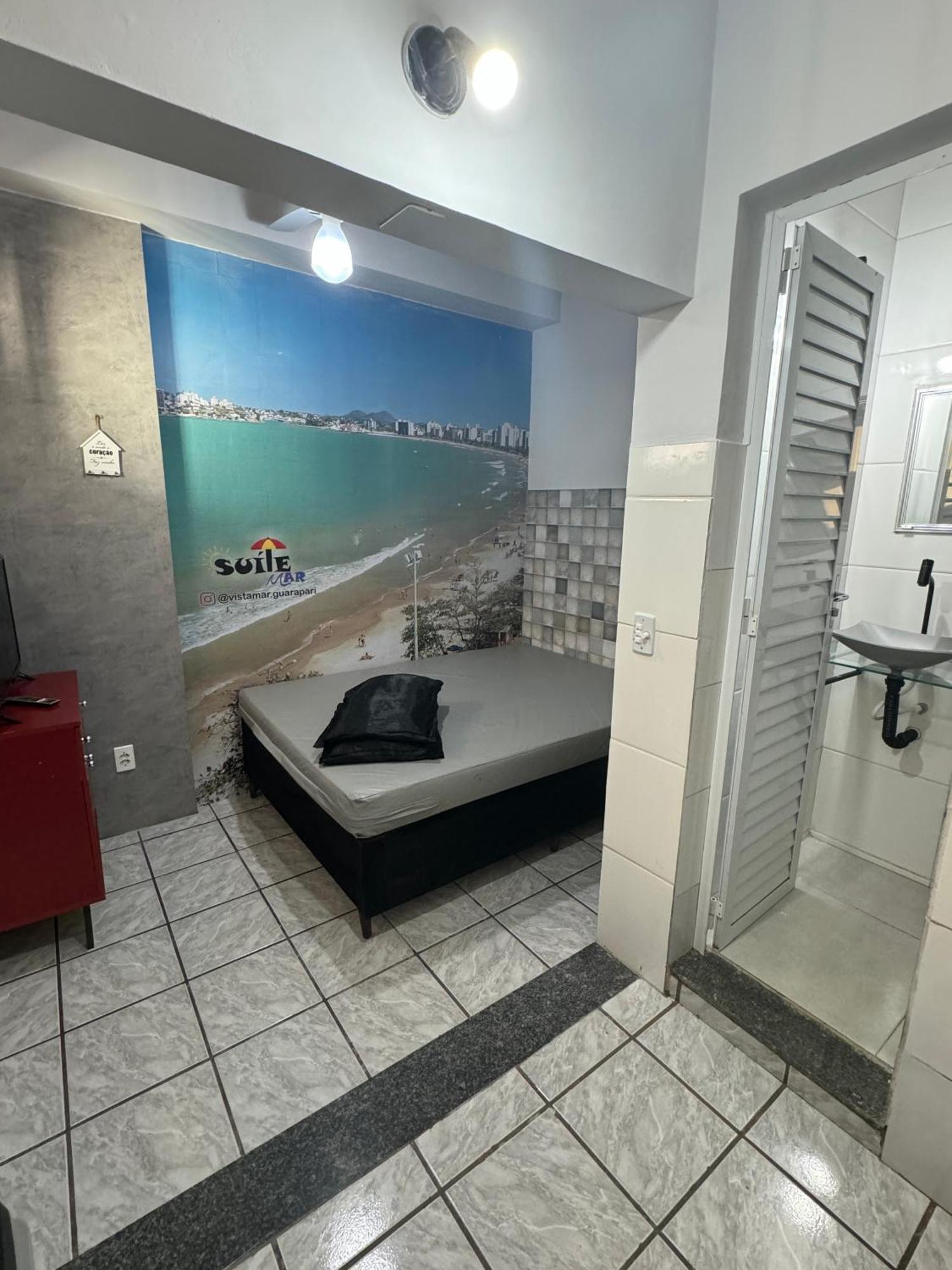 Suite Mar 210 - Economica E Compacta - Praia Do Morro - Predio Frente Mar Com Elevador, Atravessou A Avenida, Ja Esta Na Praia - Garagem - Internet Guarapari Zewnętrze zdjęcie